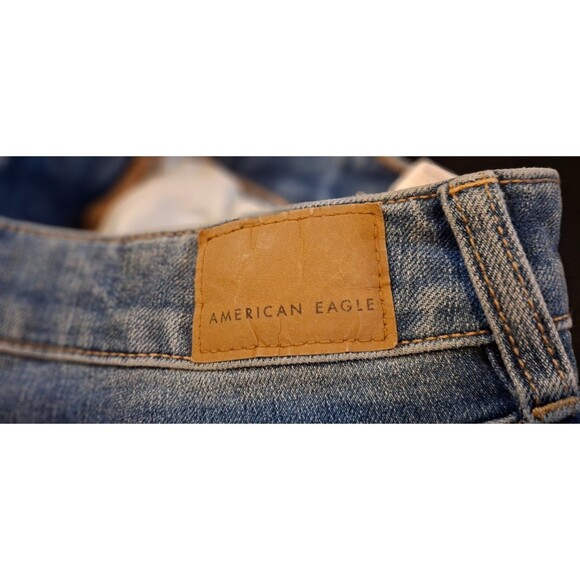 American Eagle -Dream Blue The Dream Jean High Rise Jegging Size 0 Short 25W NWT - Picture 9 of 16